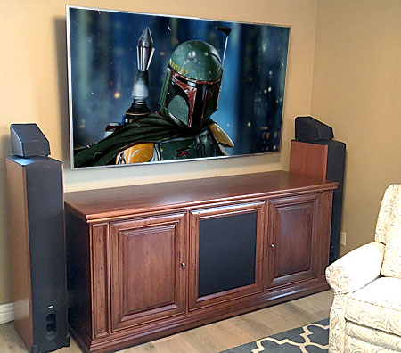 Tv stand shop with speakers