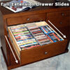 Media Storage Cabinets with Drawers; Great for organizing DVDs, Blu ...