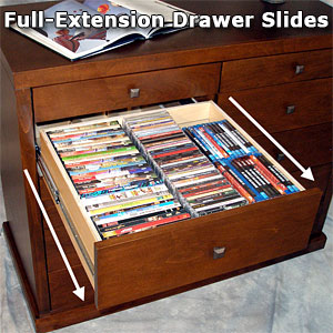 Media Storage Cabinets with Drawers; Great for organizing DVDs, Blu-rays,  CDs, and video games 