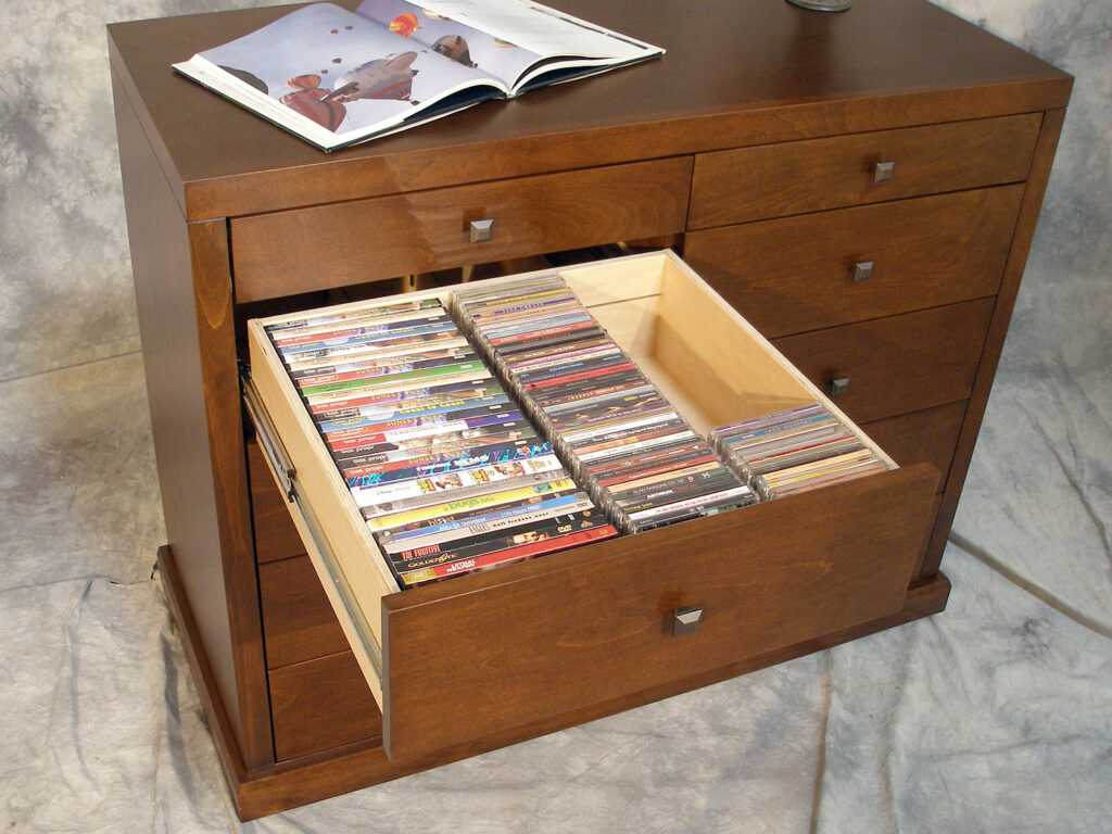 10 Drawer CD, DVD, and Blu-Ray Cabinet (CMD-4236)