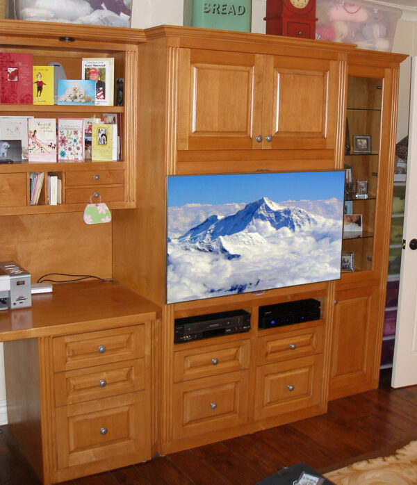 Home Office and Entertainment Center Furniture Retrofit