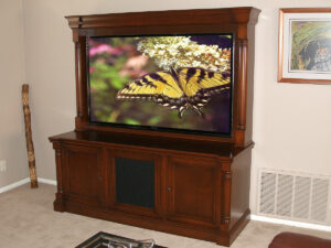 Custom CWU-5 Wall unit for flat panel TV and home theater system